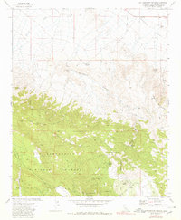 Rattlesnake Canyon 1972 topographic map preview