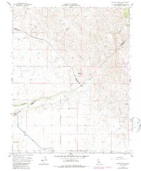 Raynor Creek 1961 topographic map thumbnail