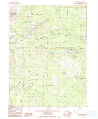 Reading Peak 1985 topographic map thumbnail