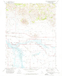 Reconnaissance Peak 1972 topographic map thumbnail
