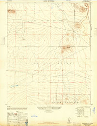 Red Buttes 1947 topographic map thumbnail