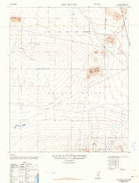 Red Buttes 1947 topographic map thumbnail