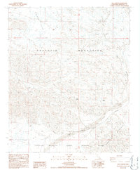 Red Canyon 1986 topographic map thumbnail