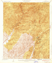 Red Mountain 1936 topographic map thumbnail