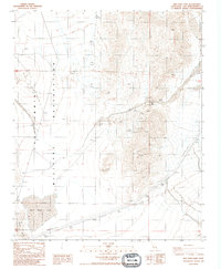 Red Pass Lake 1986 topographic map thumbnail