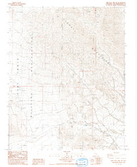 Red Pass Lake NE 1986 topographic map thumbnail