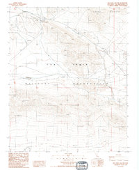 Red Pass Lake NW 1986 topographic map preview