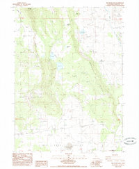 Red Rock Lakes 1985 topographic map thumbnail