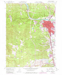 Redding 1957 topographic map preview