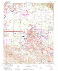 Redlands 1967 topographic map preview