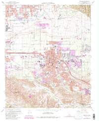 Redlands 1967 topographic map preview