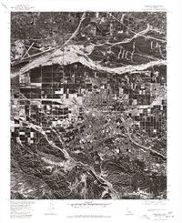 Redlands 1975 topographic map thumbnail