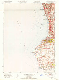 Redondo Beach 1951 topographic map thumbnail
