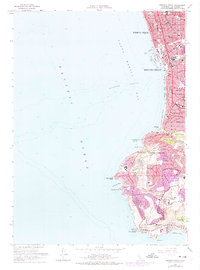 Redondo Beach 1963 topographic map thumbnail