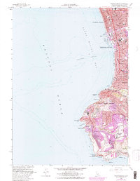 Redondo Beach 1963 topographic map thumbnail