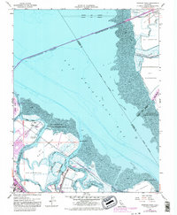 Redwood Point 1959 topographic map thumbnail