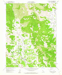 Redwood Valley 1960 topographic map thumbnail