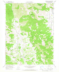 Redwood Valley 1960 topographic map thumbnail