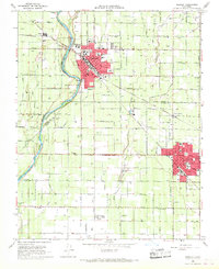 Reedley 1966 topographic map thumbnail