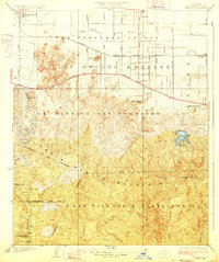 Reseda 1928 topographic map thumbnail