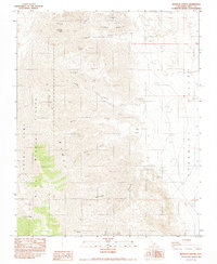 Revenue Canyon 1982 topographic map thumbnail