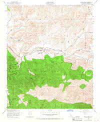 Reyes Peak 1943 topographic map thumbnail