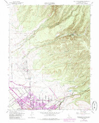Richardson Springs 1951 topographic map thumbnail