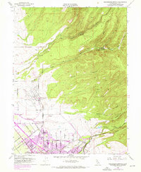 Richardson Springs 1951 topographic map thumbnail