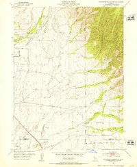 Richardson Springs NW 1952 topographic map thumbnail