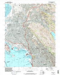 Richmond 1993 topographic map thumbnail