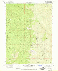 Riley Ridge 1967 topographic map thumbnail