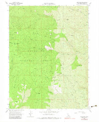 Riley Ridge 1967 topographic map thumbnail