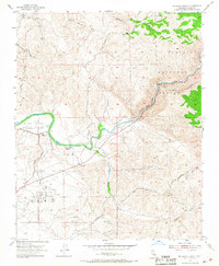 Rio Bravo Ranch 1954 topographic map thumbnail