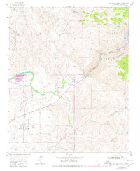 Rio Bravo Ranch 1954 topographic map thumbnail