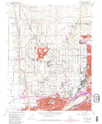 Rio Linda 1967 topographic map thumbnail