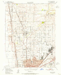 Rio Linda 1950 topographic map thumbnail