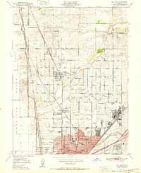 Rio Linda 1951 topographic map thumbnail