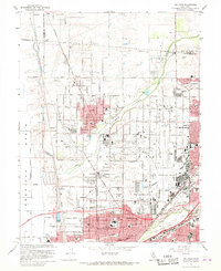 Rio Linda 1967 topographic map thumbnail