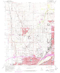 Rio Linda 1967 topographic map thumbnail