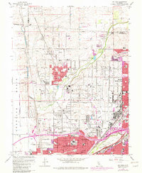 Rio Linda 1967 topographic map thumbnail