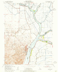 Rio Vista 1953 topographic map thumbnail