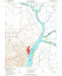 Rio Vista 1953 topographic map thumbnail