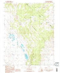River Spring 1986 topographic map thumbnail
