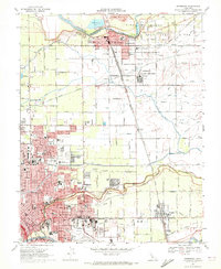 Riverbank 1969 topographic map thumbnail