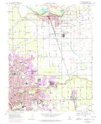 Riverbank 1969 topographic map thumbnail