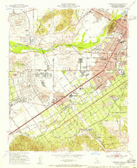 Riverside West 1953 topographic map thumbnail