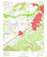 Riverside West 1953 topographic map thumbnail