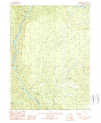 Roaring Creek 1990 topographic map thumbnail