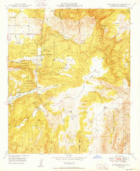 Rodriguez Mtn. 1949 topographic map thumbnail