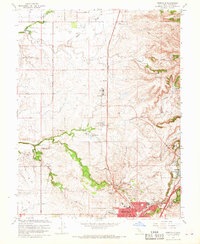 Roseville 1967 topographic map thumbnail